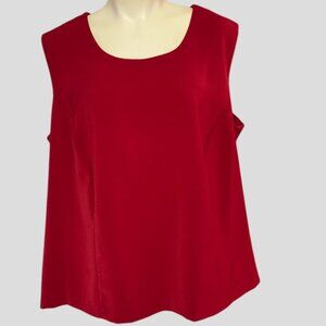 Penningtons Red Sleeveless Blouse